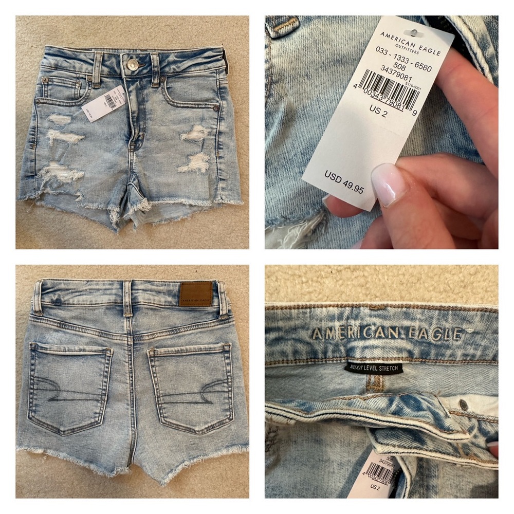 American eagle jean shorts